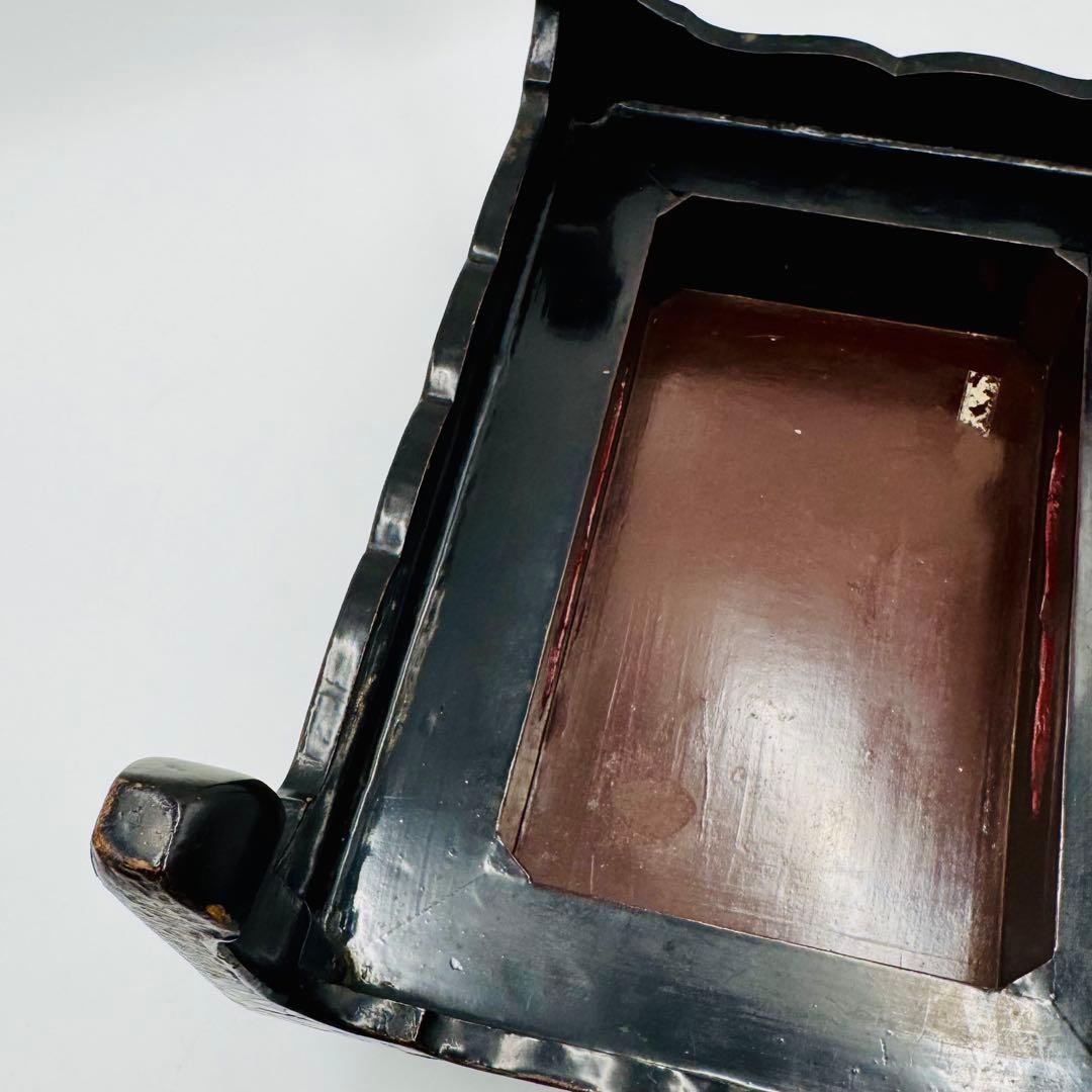 【中国美術　螺鈿青貝香炉台　花台　香台】骨董　アンティーク　インテリア