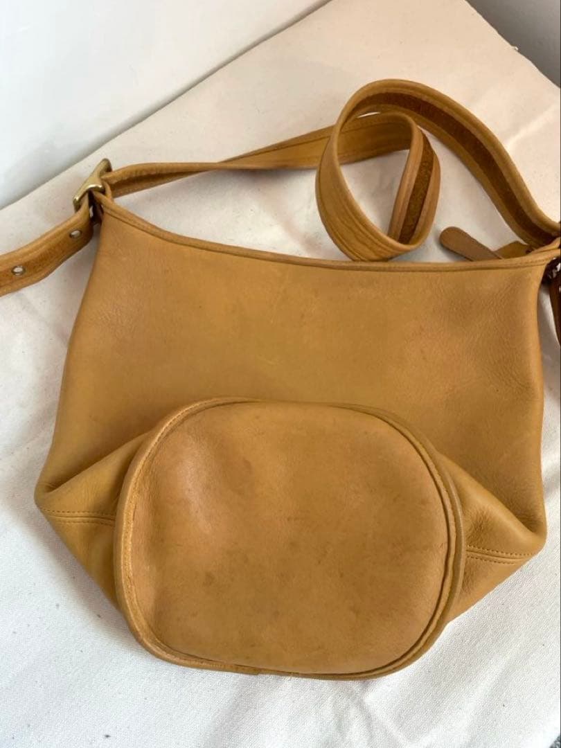 オールドコーチ　バケツ　ショルダーバッグ　イエロー