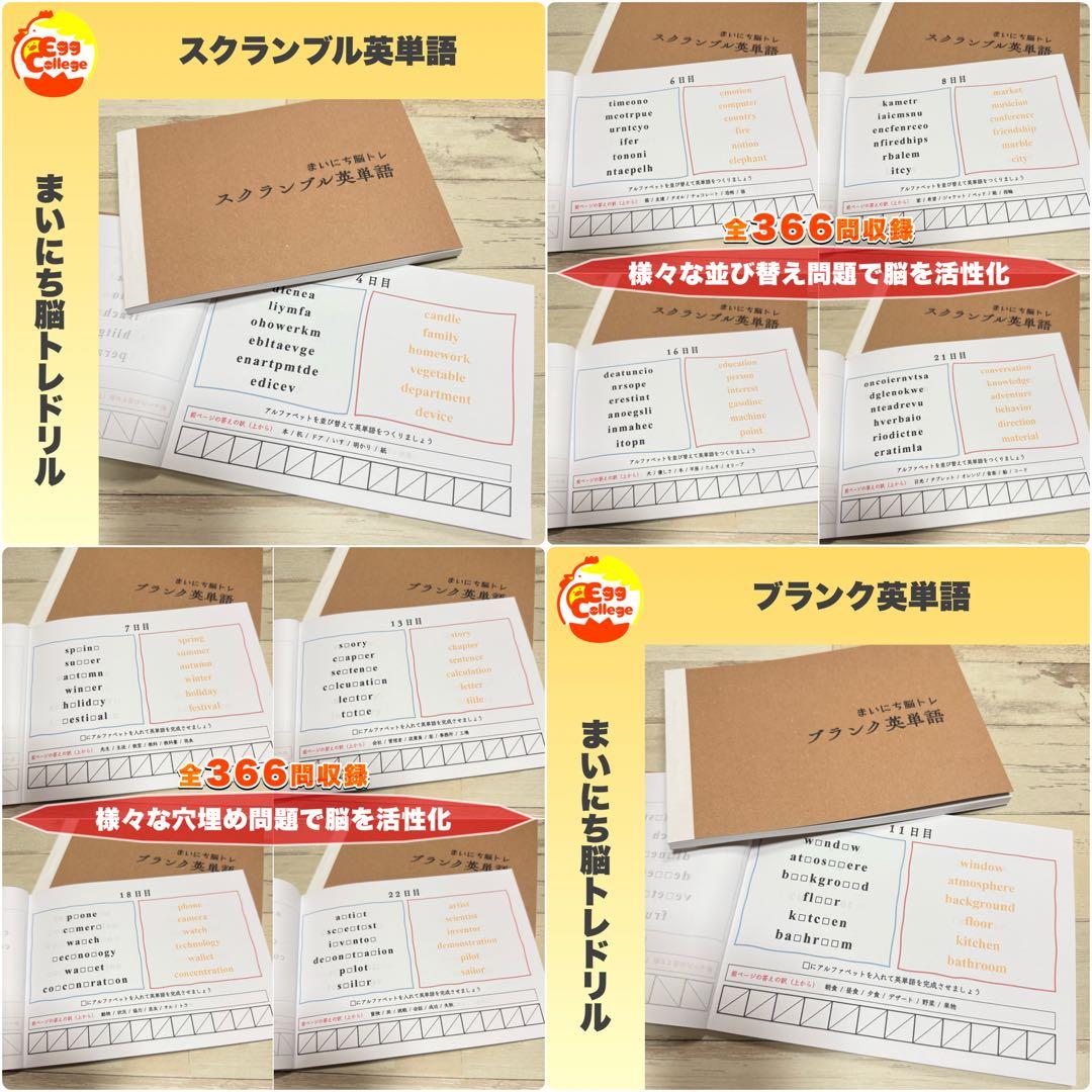 【まいにち脳トレドリル】新作２４種在庫処分　クイズ　頭の体操　ひらめき　リハビリ