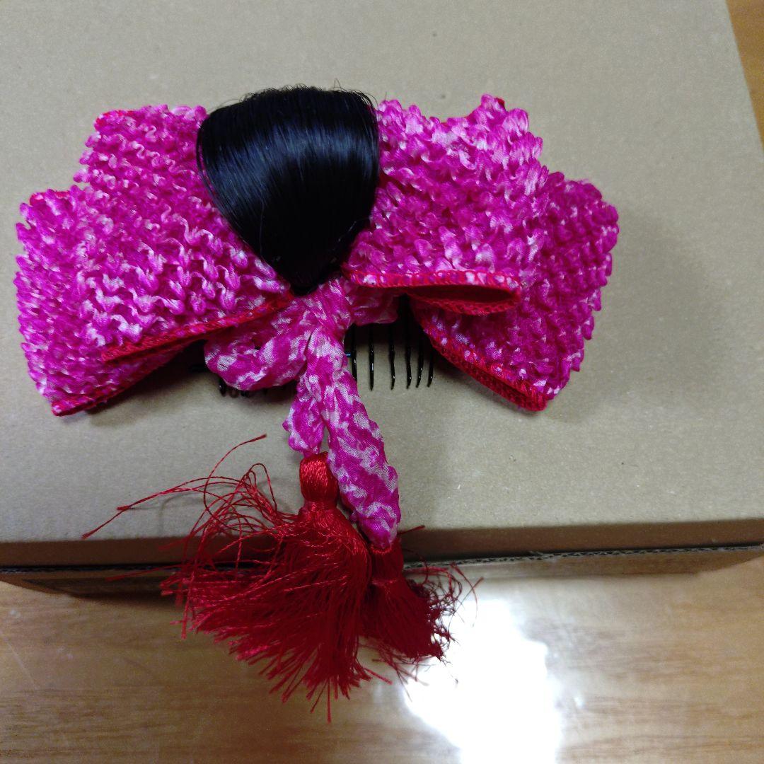 七五三用 赤と黒の華やかな衣装