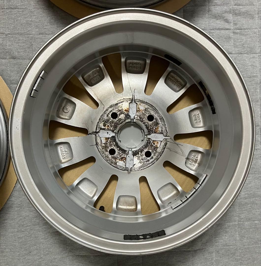 希少 中古 ラパン 純正 ホイール ４本 HE33 LC ショコラ スズキ