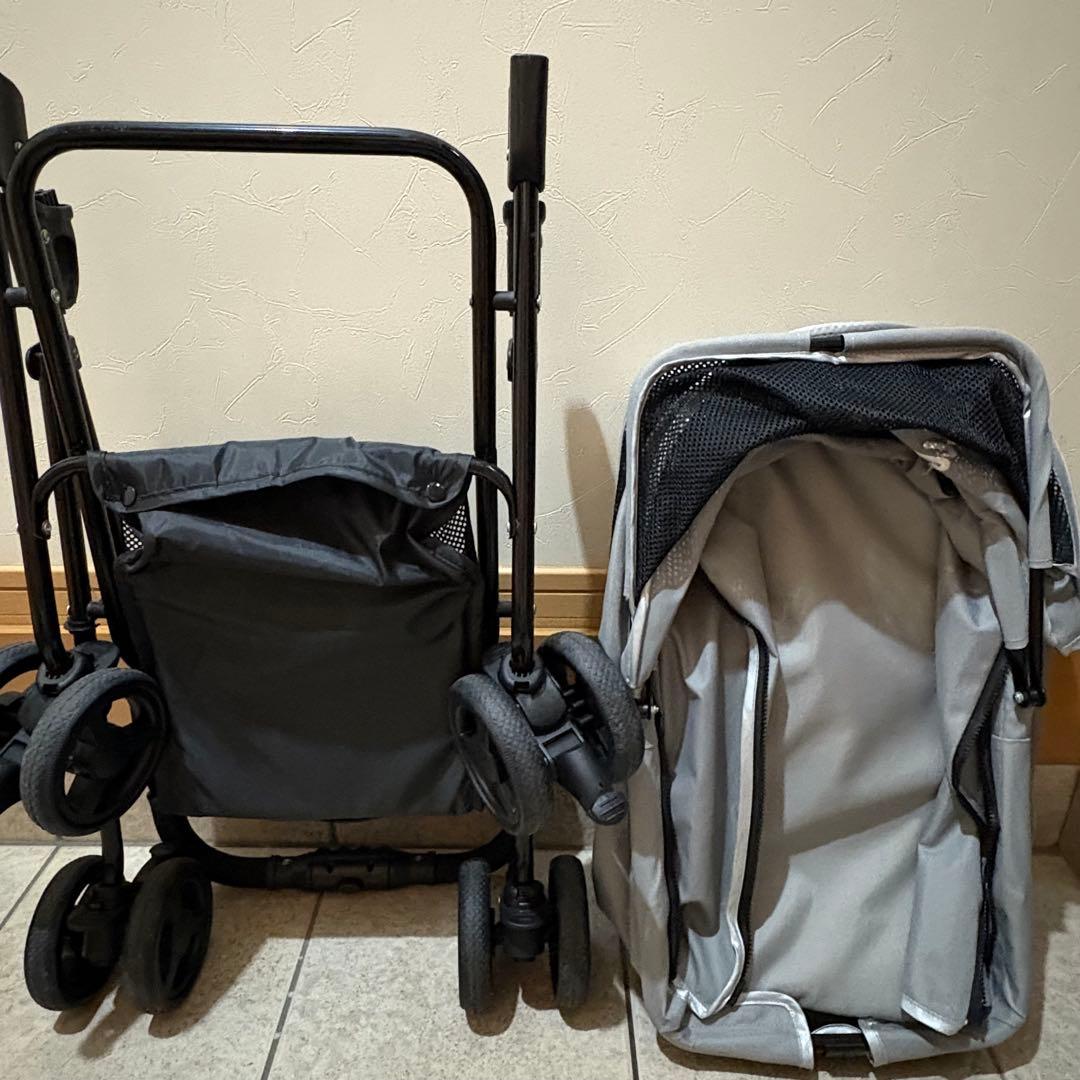 ❗️最終お値下げ❗️キャリー　取外し折りたたみ　ペットカート　バギー　Bello 犬
