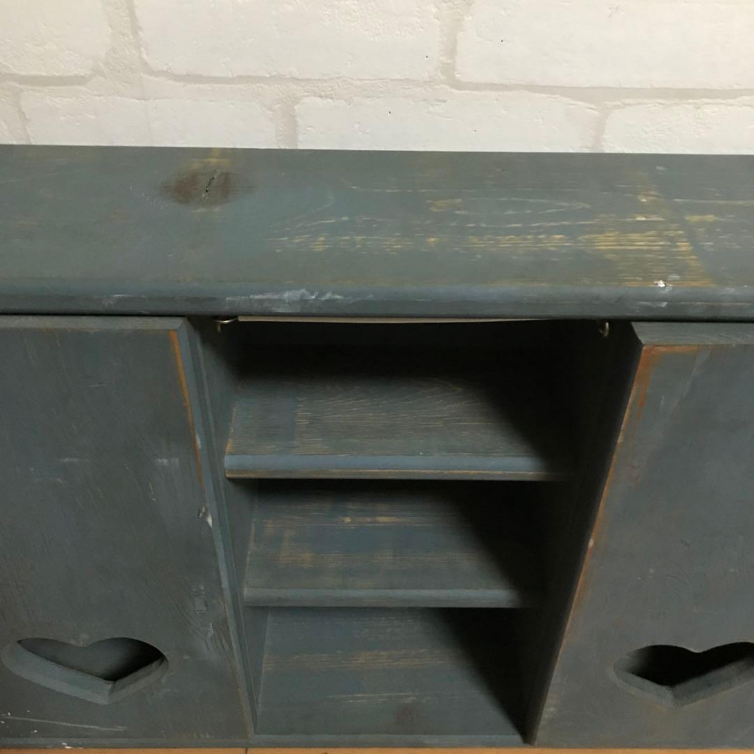 アンファン　enfant 木製　調味料入　収納棚　カントリー　アンティーク風