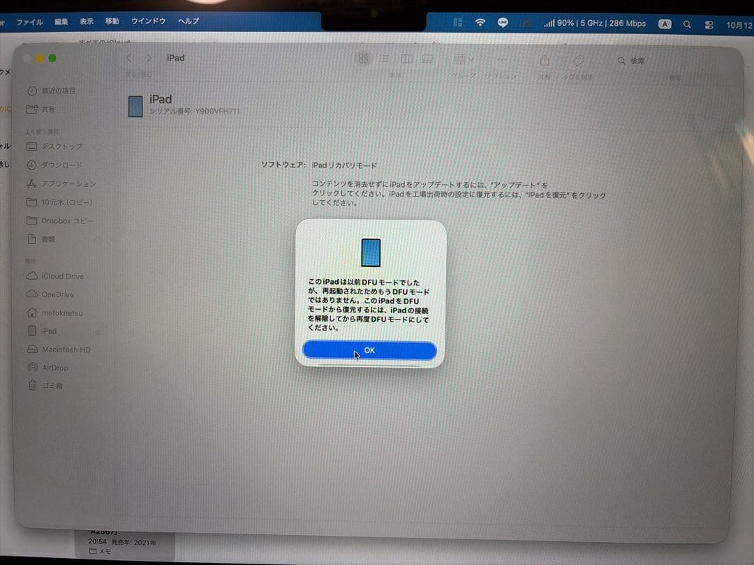 iPad mini 第6世代 割れなし 64GB Wi-Fi ジャンク