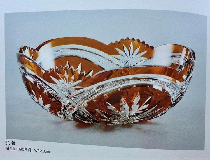 極希少☆美品 オールドバカラ 1890年 クリアクリスタル カット装飾ボウル