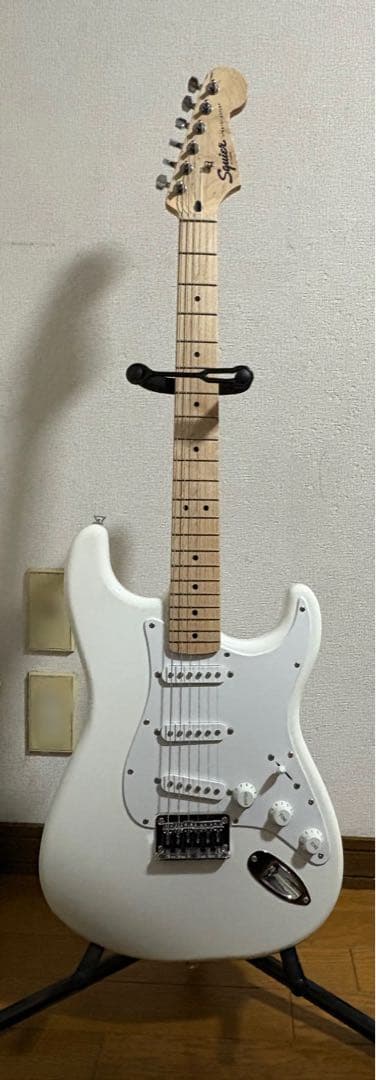 Squier Stratocaster ホワイト 本体・ソフトケース