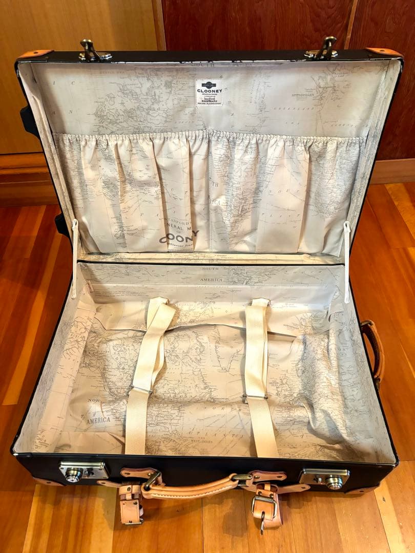 【廃盤】TRIO スーツケース/キャリーケース CLOONEY ベルト付 日本製