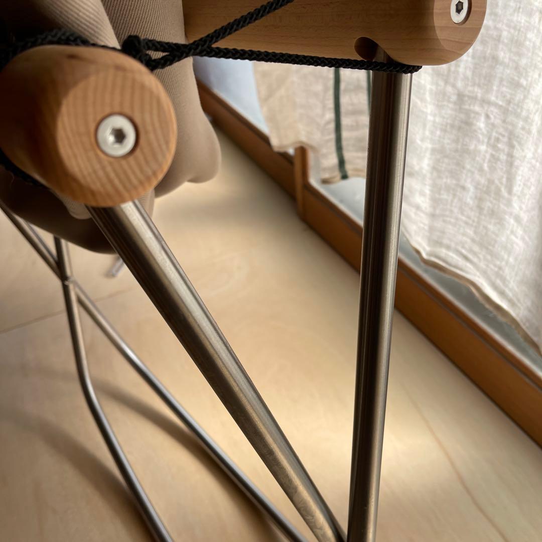 限定　ニーチェアX Oil Finish ぺブルグレー　ロッキング　3年保証あり