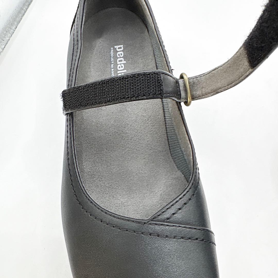 【最終】極美品Pedala ペダラ メリージェーン アシックス22 黒