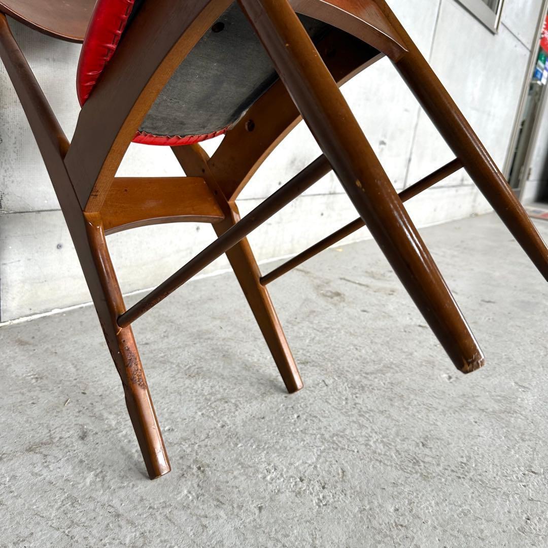 ★1960年代★ 昭和レトロ ダイニングチェア ミッドセンチュリー 木製椅子①