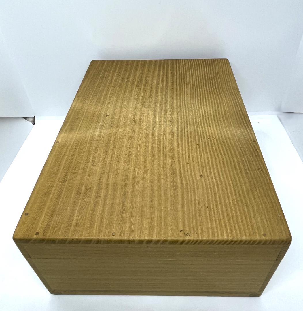 能面 木彫り 女性面 箱付き 能楽 仮面 伝統工芸 中古 傷あり