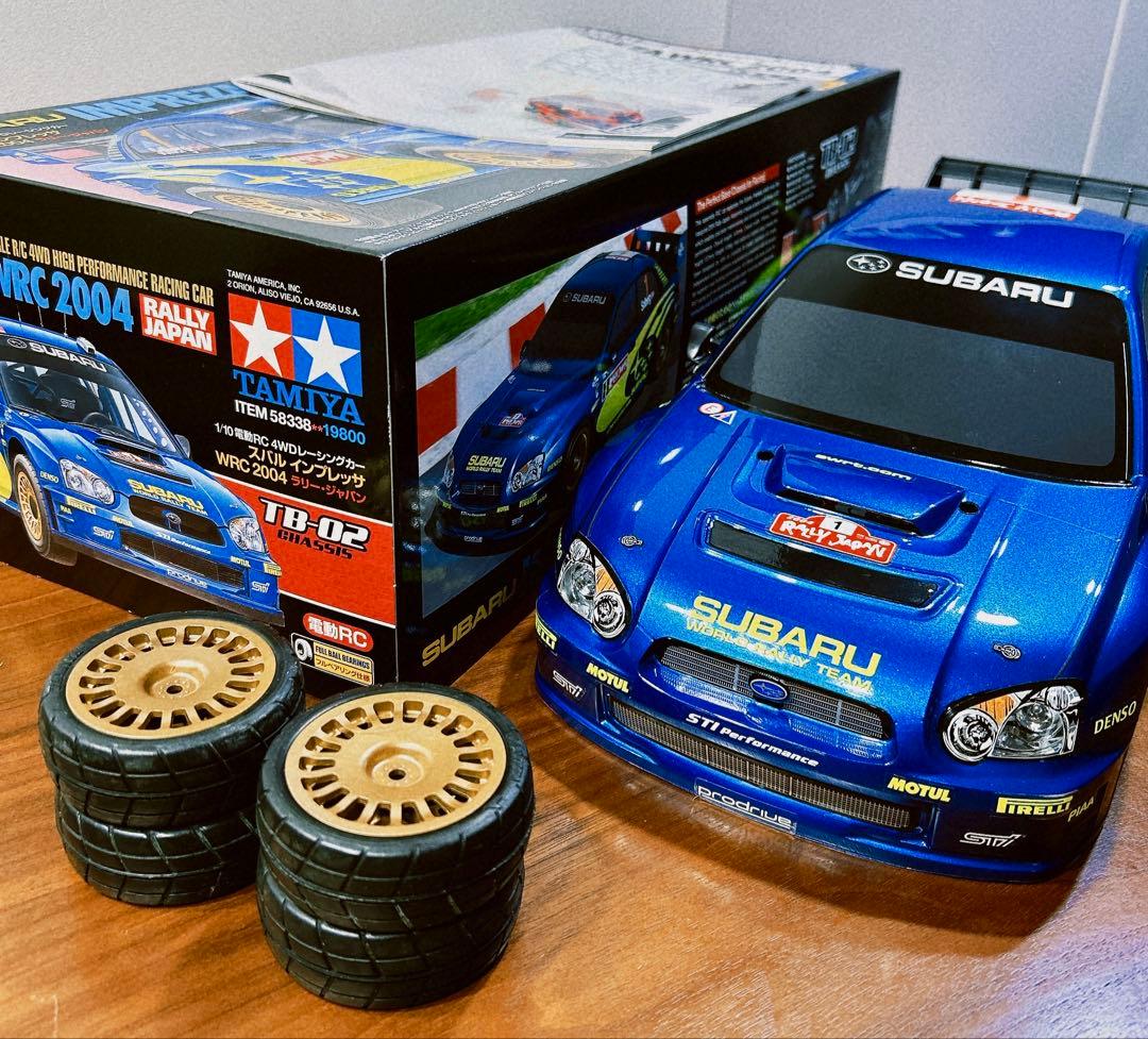 電飾付き 1/10RC スバル インプレッサ WRC 2004 ラリー・ジャパン