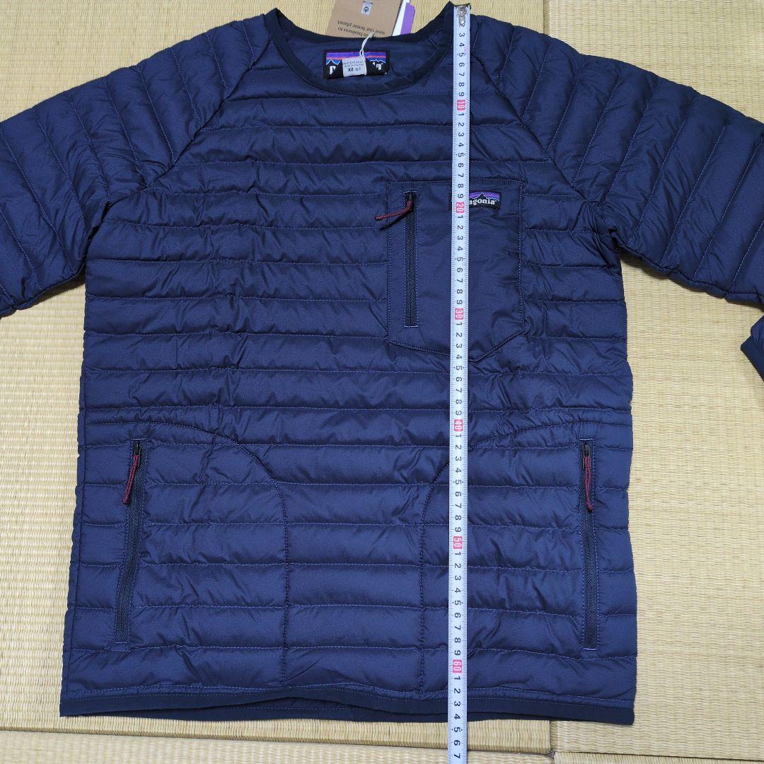 【未使用】パタゴニア サイレントダウンクルー（ネイビー・MEN’S XS）