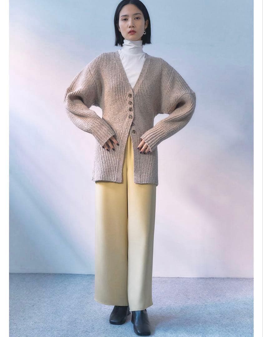 美品▲AKIRANAKA×STUNNING LURE//アルパカ混カーディガン