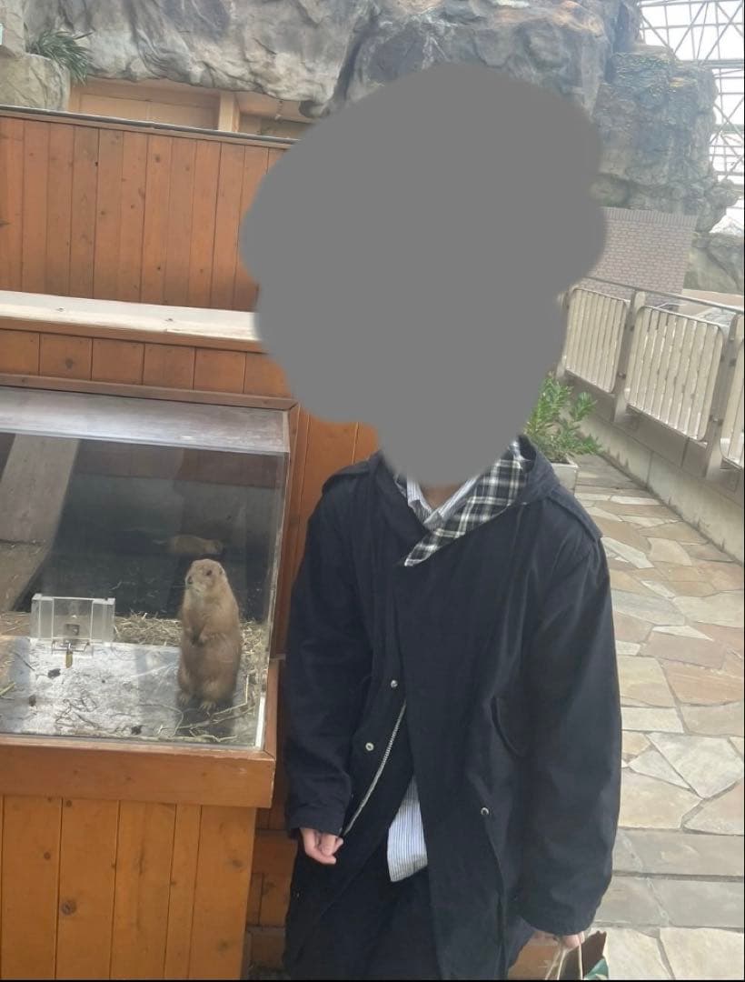 comme des garcons homme モッズコート　着画像あり