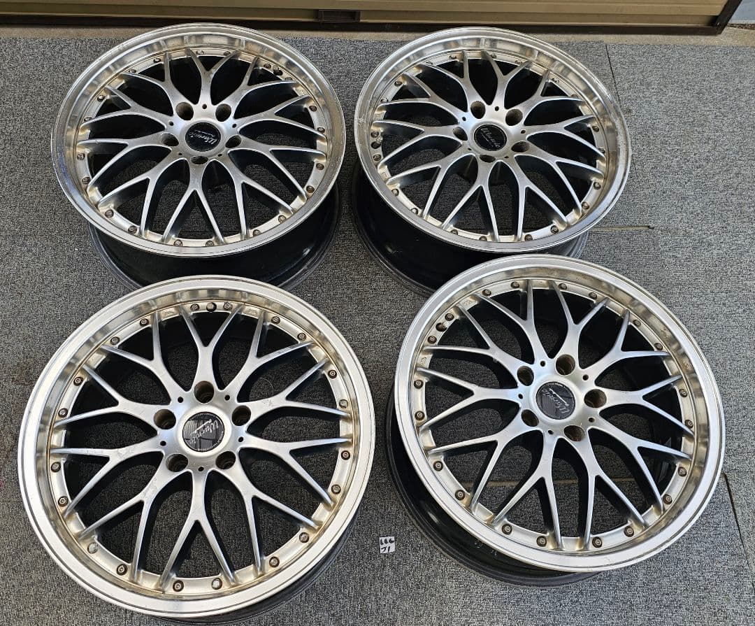 MONZA★Warwic Meshアルミ 18インチ×7.5J＋42 PCD