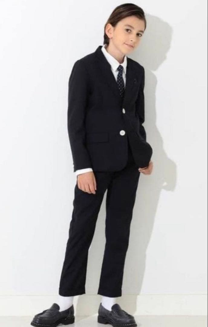 SMOOTHY スムージー セレモニー スーツ 160 ネイビー 濃紺