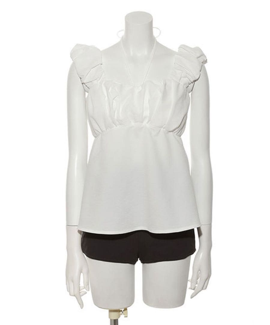 FRAY I.D♡未使用♡ギャザーパフデザイン2wayスイムウェア