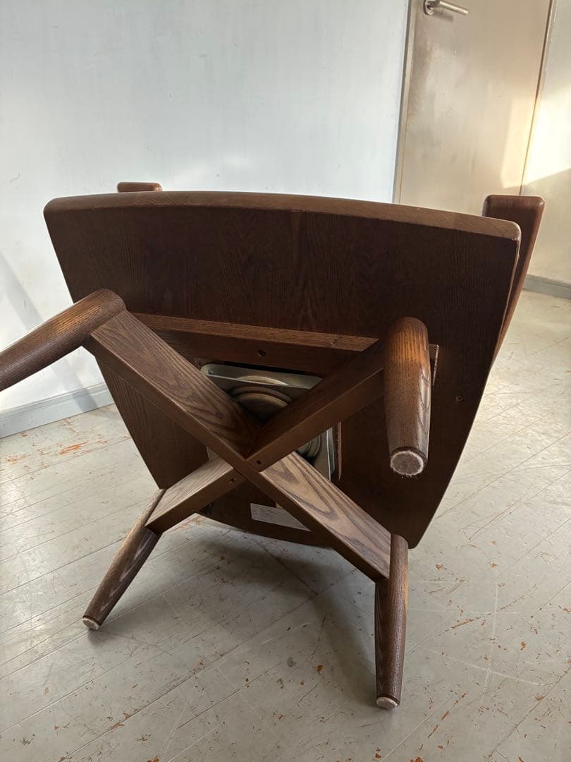 ナガノインテリア　ダイニングチェア　SKC069ー0WB 回転式　2